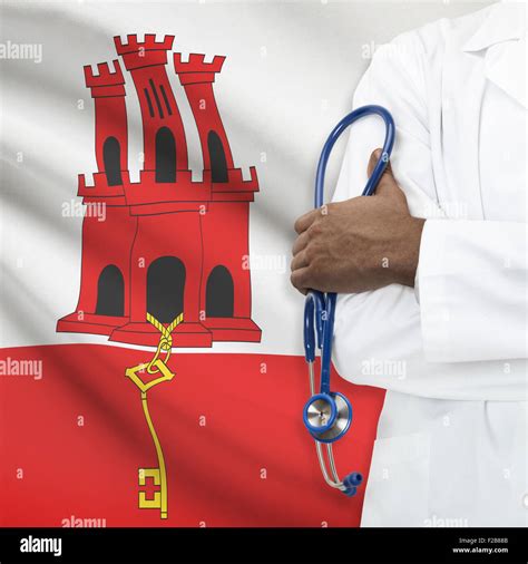 Concept Of National Healthcare System Series Gibraltar Stock Photo