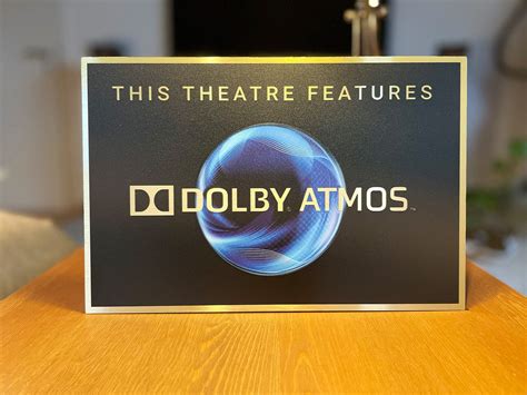 Dolby Atmos Color Home Theater Sign Etsy