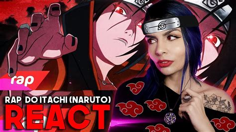 React Rap Do Itachi Naruto Essa Dor Que Causei Minutoz Youtube