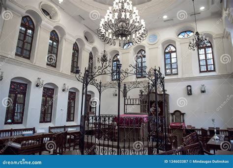 JERUSALEM, ISRAEL - DECEMBER 04, 2018: Synagogue Interior in Jerusalem ...