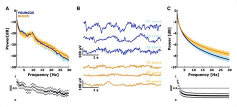 Normalized Power Spectral Density Exemplary Raw Electroencephalogram