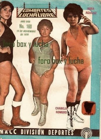 1978 Nov Combates De Lucha Libre Mexican Wrestler Wrestling Divas