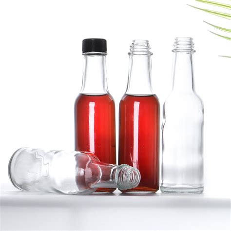 Cheap 150ml Hot Sauce Mini Empty Chilli Tomato Tabasco Glass Bottles China Glass Sauce Bottle