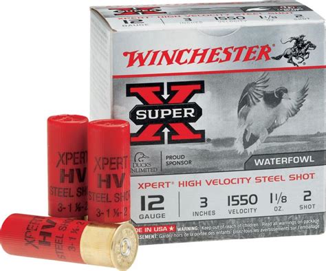 Winchester Super X Xpert Hi Velocity Waterfowl Steel Shotshells Ga