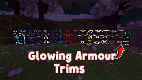 Glowing Armor Trims Resource Pack For Mcpe Video Gaming