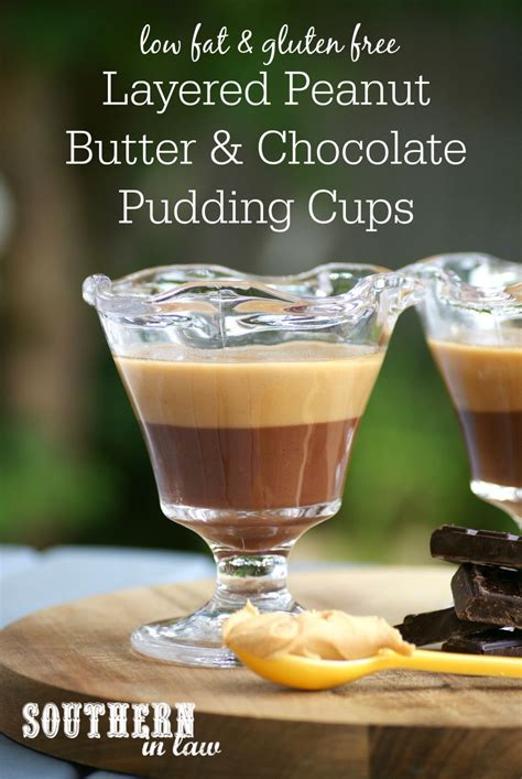 Recipe Healthy Layered Peanut Butter And Chocolate Pudding Cups