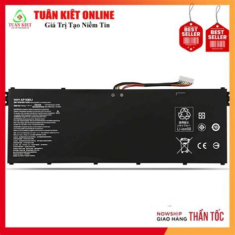 Pin Laptop Acer Aspire A A Ap M J Battery Original Wh