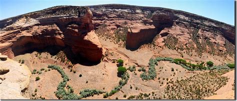 Looking Down At Canyon Del Muerto From Mummy Cave Overlook Flickr