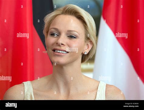 Berlin Deutschland Juli Prinzessin Charlene Von Monaco Kommt