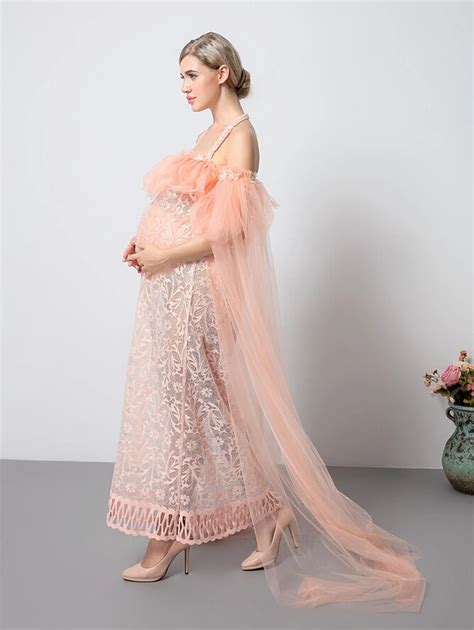 Fashion Maternity Photography Props Fancy Pregnant Women Dresses