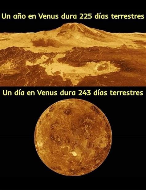 Somos Cosmos on Twitter Venus es un planeta donde el día dura más que