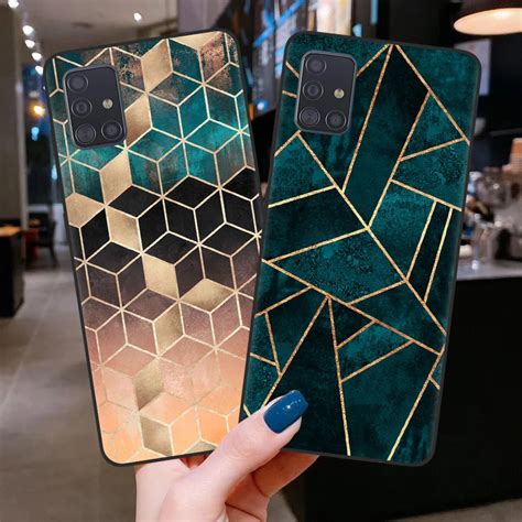 Capa celular retrô estampas marmorizadas para samsung a10 a20