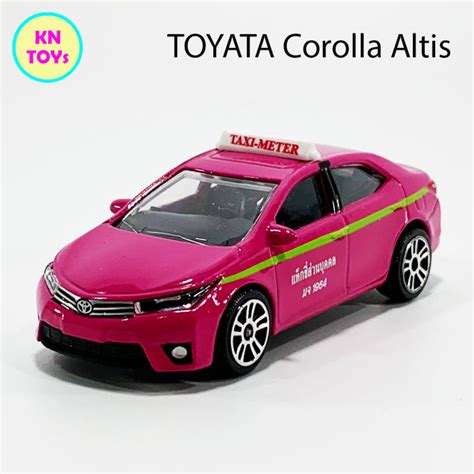 MAJORETTE THAI TAXI SERIES 3 TOYATA Corolla Altis Pink Color TAXI