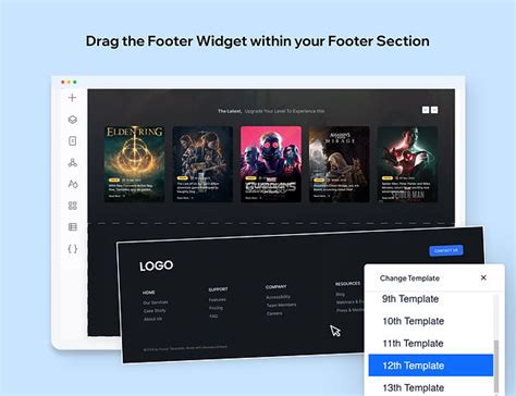 Footer Templates Wix App Market