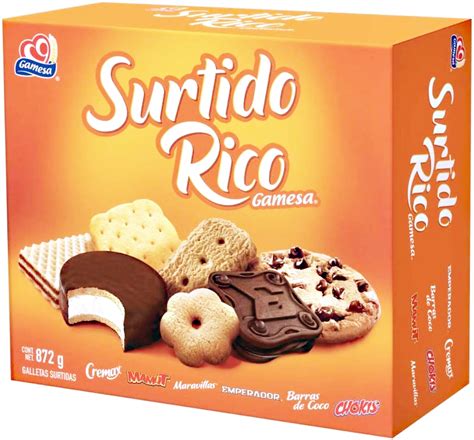 SURTIDO RICO GAMESA 4 CHAROLAS CON 96 GALLETAS Comercial Heredia