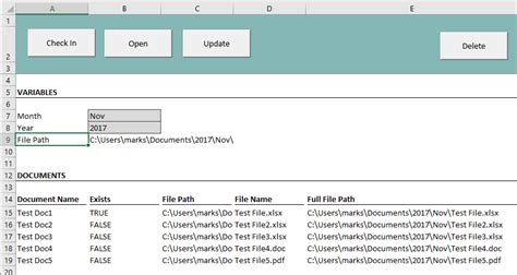 Document Tracking Template Excel - Free Documents