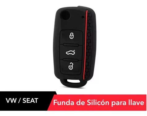 Funda Llave Silicon Vw Seat Jetta Bora Golf Vento Polo Ibiza MercadoLibre