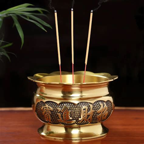 Buddhism Ts Fine Copper Incense Buddhist Solemn Temple Decoration