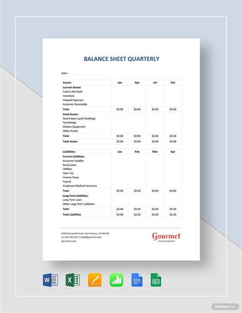 Numbers Balance Sheet Template Prntbl Concejomunicipaldechinu Gov Co