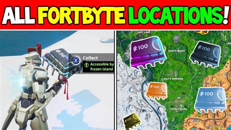 All Fortbyte Locations Fortbyte 13 24 32 47 92 Fortnite Season