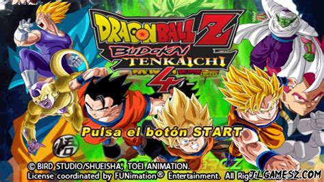 Dragon Ball Z Tenkaichi Tag Team Iso Latino V Ppsspp Dbz Ttt Jlgames Z