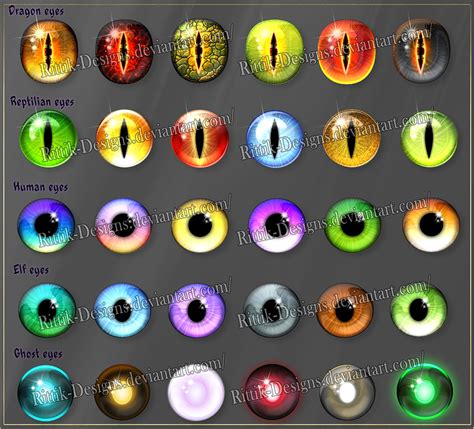 Fantasy Eyes 1 Downloadable Stock By Rittik Designs On Deviantart