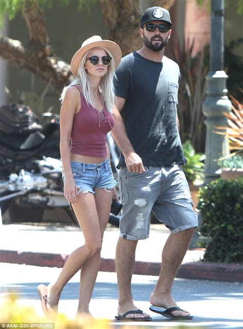 Kaitlynn Carter Flashes Her Long Legs With Fiancé Brody Jenner In