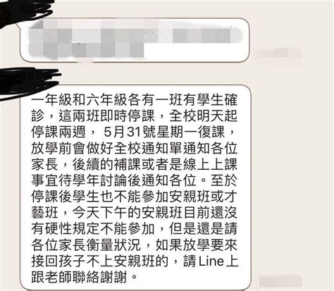 桃園某國小學童確診全校明起停課2週 傳爸爸曾參加獅子會聚餐 生活 自由時報電子報