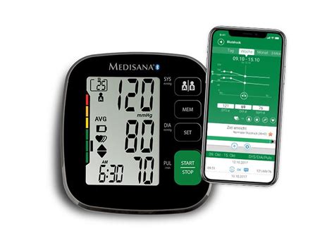 Medisana BU 546 connect Oberarm Blutdruckmessgerät mit Bluetooth