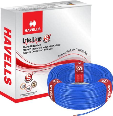 Buy Havells Life Line 1 5 Mm Blue 90 Mtr Online ₹1915 From Shopclues