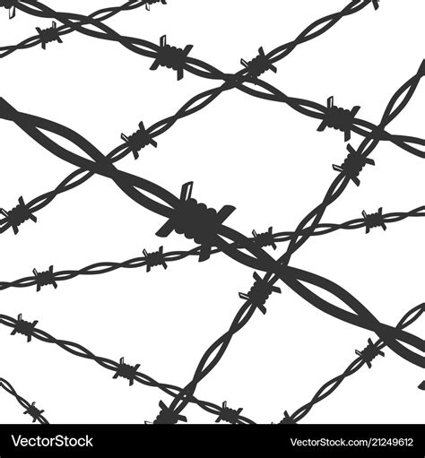 Barbed Wire Fence Cartoon