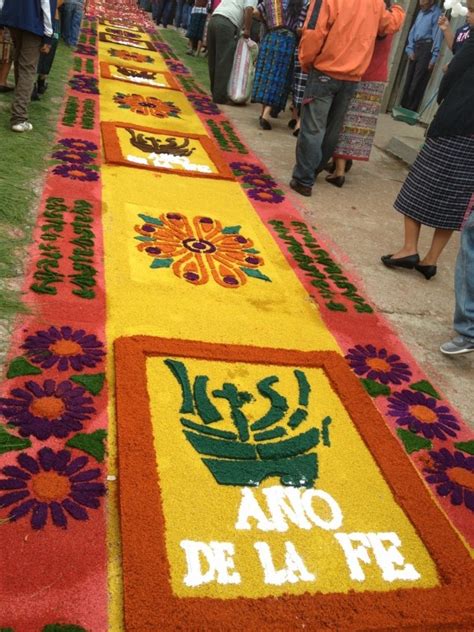 Pin on Alfombras de colores en Corpus Cristi Patzún