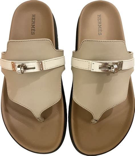 Hermes Empire Leather Sandal Shopstyle