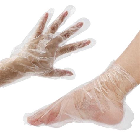 200pcs Paraffin Wax Bath Liners Paraffin Bags For Hand Foot Plastic