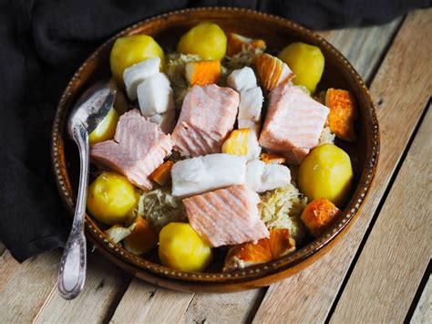 Choucroute De La Mer Au Haddock Saumon Et Cabillaud Recette Choucroute De La Mer Aux Trois