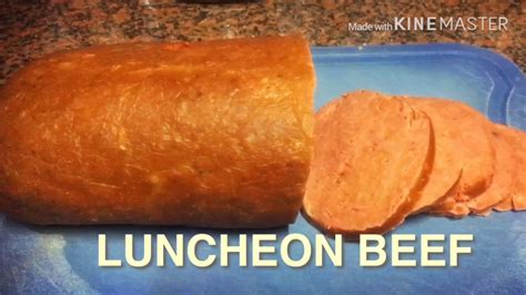 Homemade Luncheon Beef Youtube