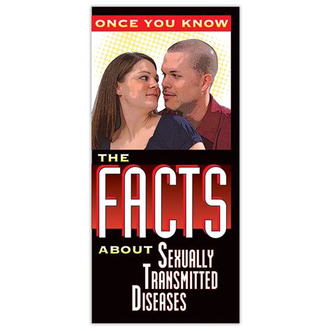 Once You Know The Facts About Stds Pamphlet Health Edco