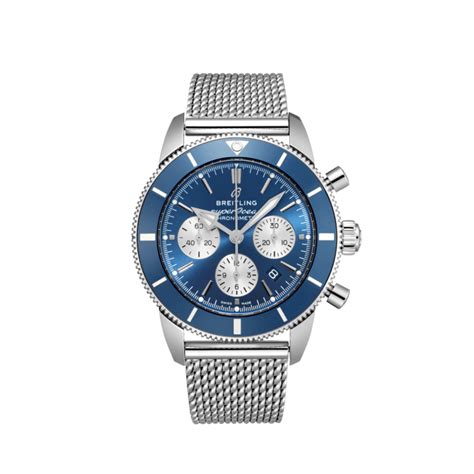 Superocean Heritage B Chronograph Stainless Steel Blue