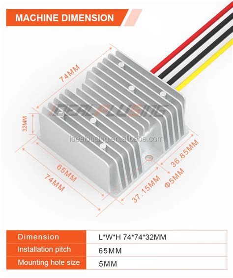 24v To 12v 20a Dc Dc Converter Waterproof 240w Idealplusing Ce