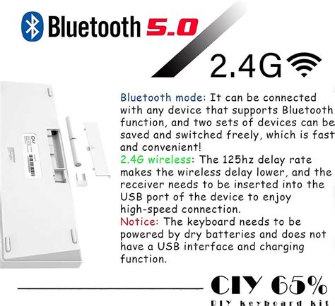 Hot Swap Keyboard Kit Bluetooth Compatible Customized Keyboard