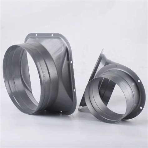 Round Galvanized Air Duct Fitting Flange For Duct Connection System Buy Air Duct Fitting