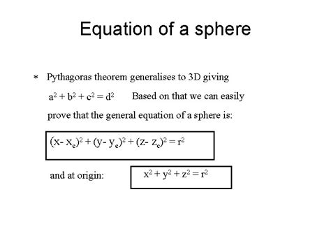 Points Vectors Lines Spheres And Matrices Overview Points