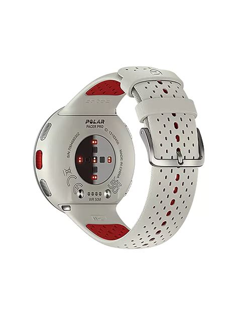POLAR GPS-Laufuhr Polar Pacer Pro weiss