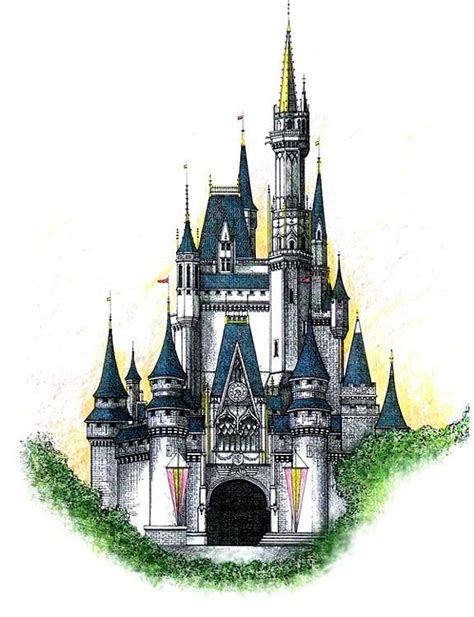 Fairy Castle Drawing at GetDrawings | Free download