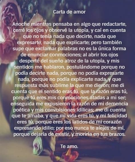 Carta De Amor Para Mi Novia Que La Haga Llorar Esas Cartas