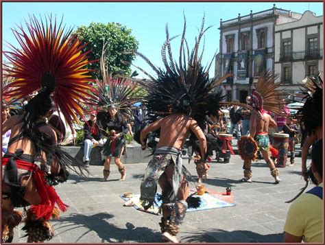 Danzantes Aztecasciudad De México Hoy En Día Los Que Se L Flickr