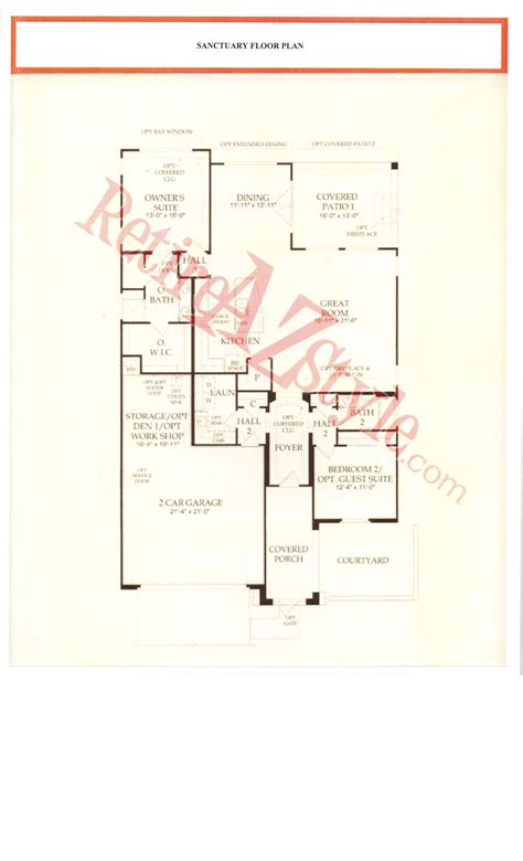 Sun City Festival Floor Plans