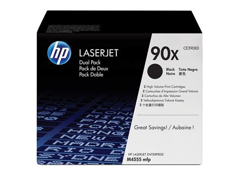 HP 90X 2 Pack High Yield Black Original LaserJet Toner Cartridges HP