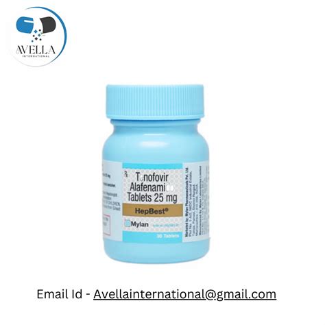 Hepbest Tablet Tenofovir Alafenamide Mg Mylan Pharmaceuticals