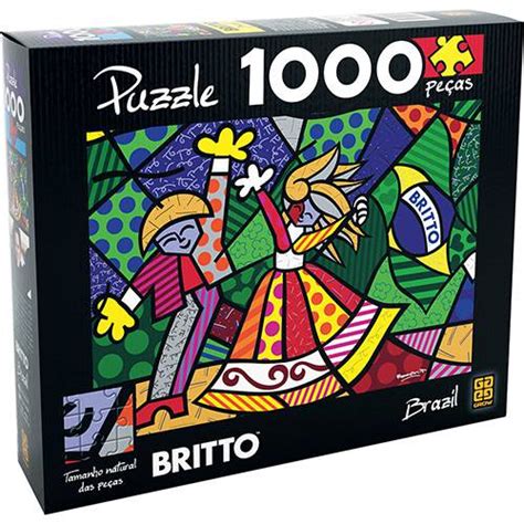 Tamanhos Medidas E Dimens Es Puzzle Pe As Romero Britto Brazil